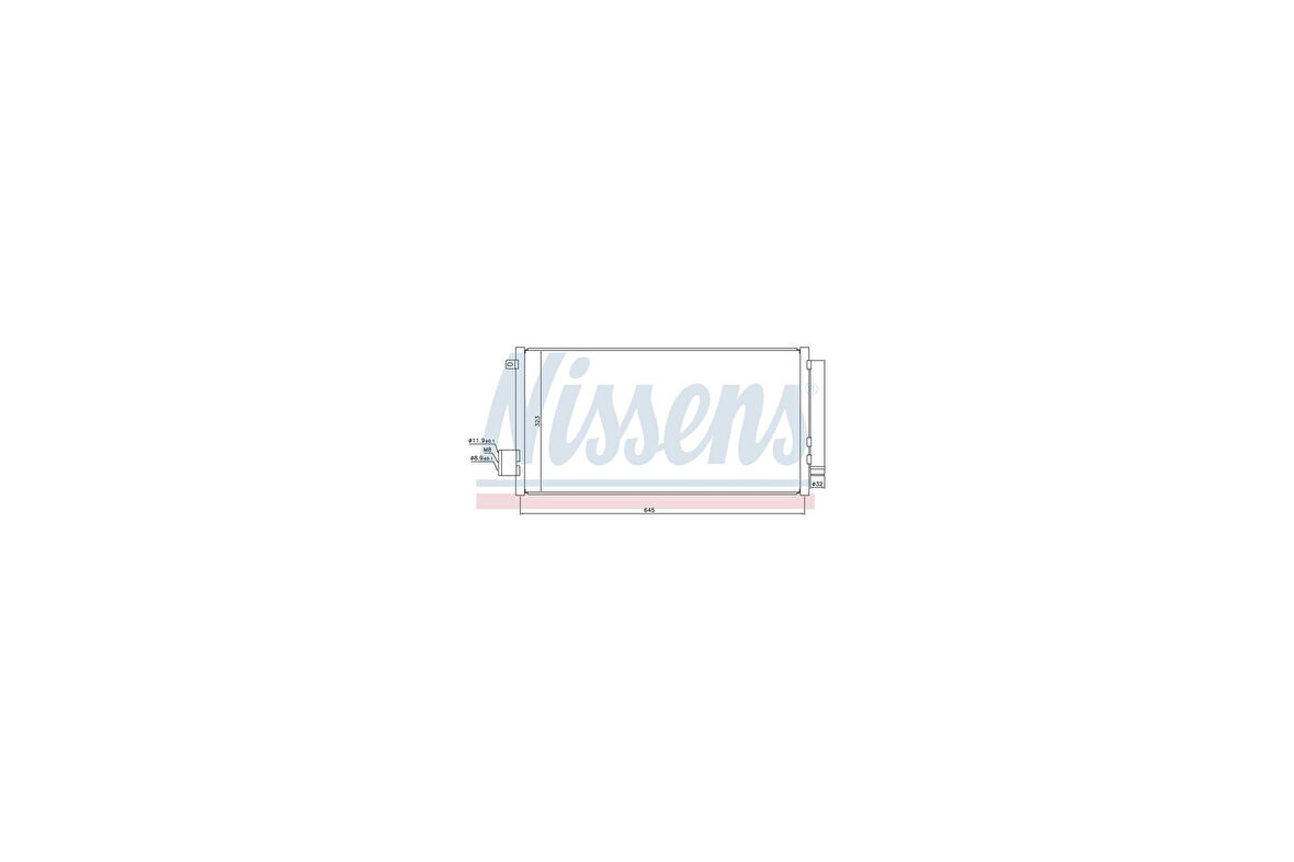 Wisco 51887955 Klima Radyatörü Mt-At 645X323mm 51887955