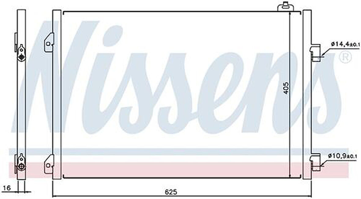 Wisco 8200245598 Klima Radyatörü Mt 625X405mm 8200245598