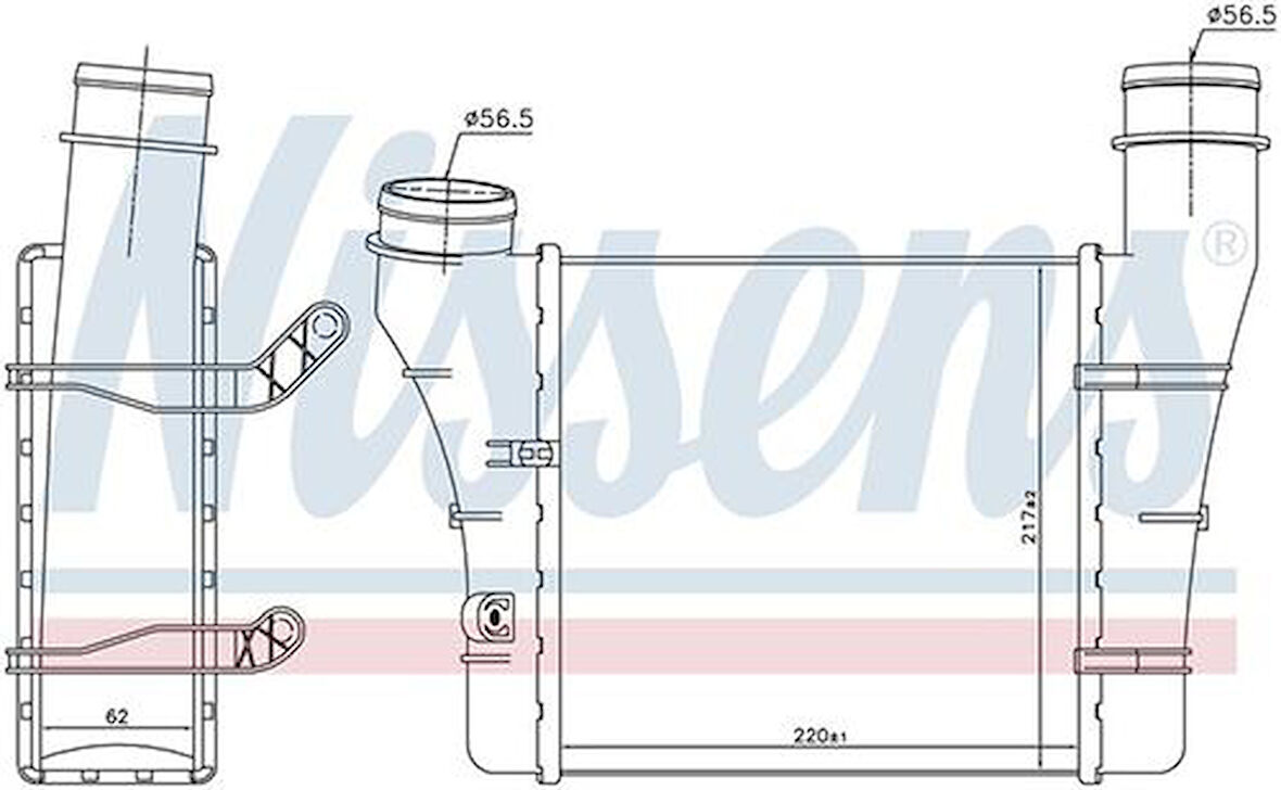 Wisco 8E0145805F Turbo Radyatörü Mt-At 240X175mm 8E0145805F