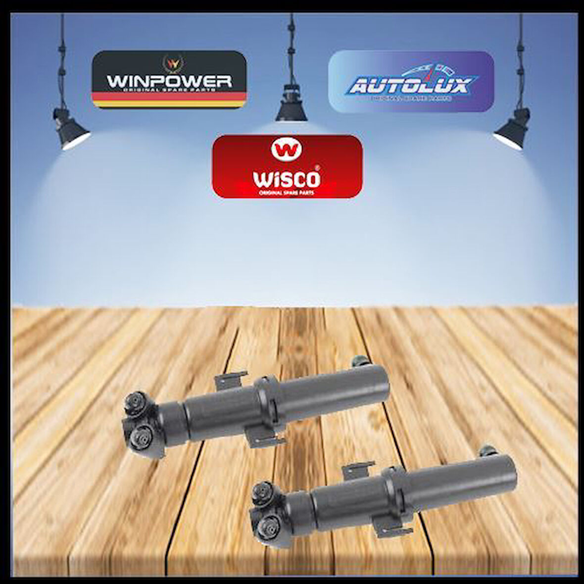 Wisco 8P0955101B Far Yıkama Motoru Sol 8P0955101B