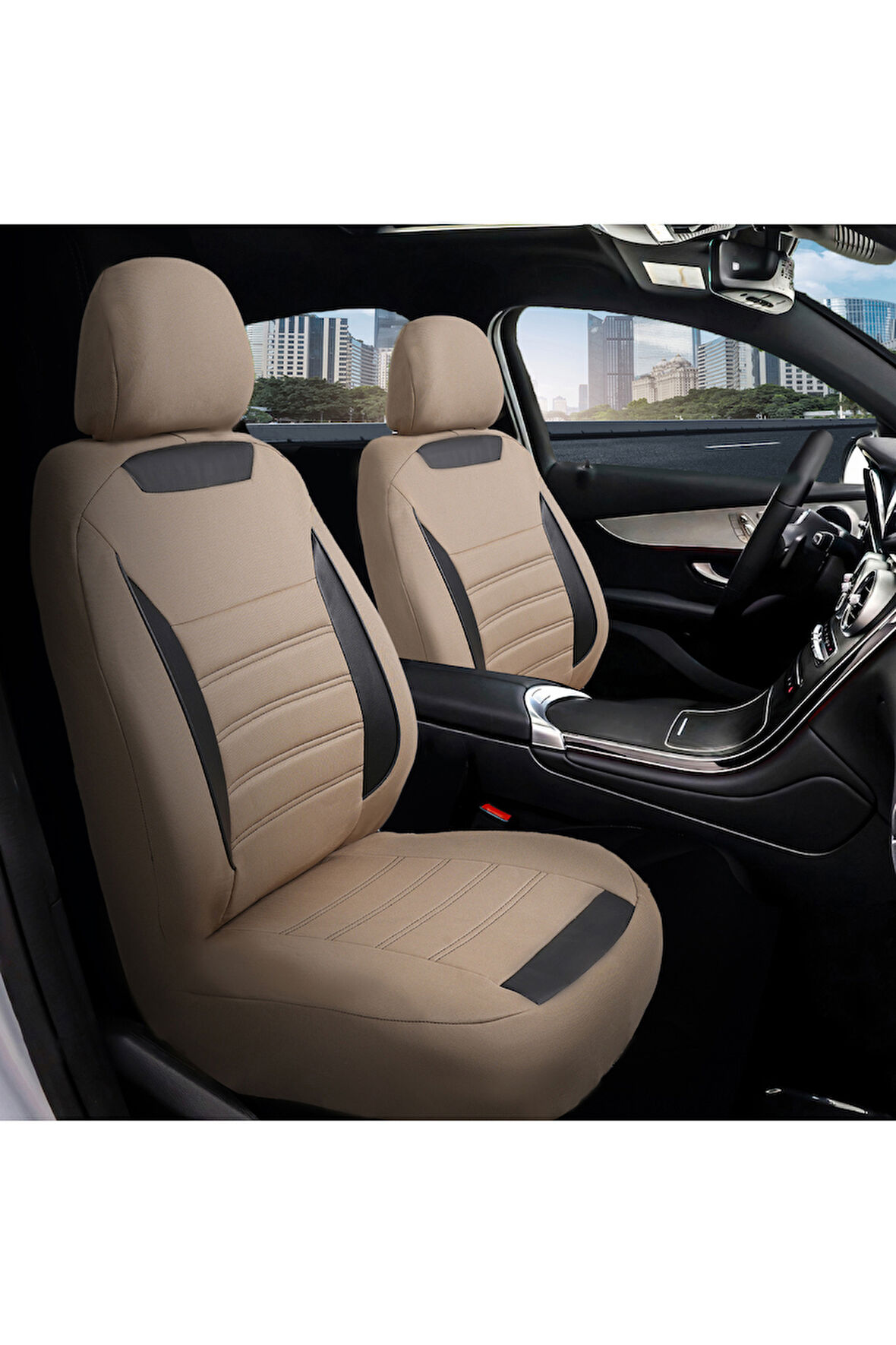 Skoda Octavia Araçlara Uyumlu Tam Takım Smart B Model Oto Koltuk Kılıfı Seti