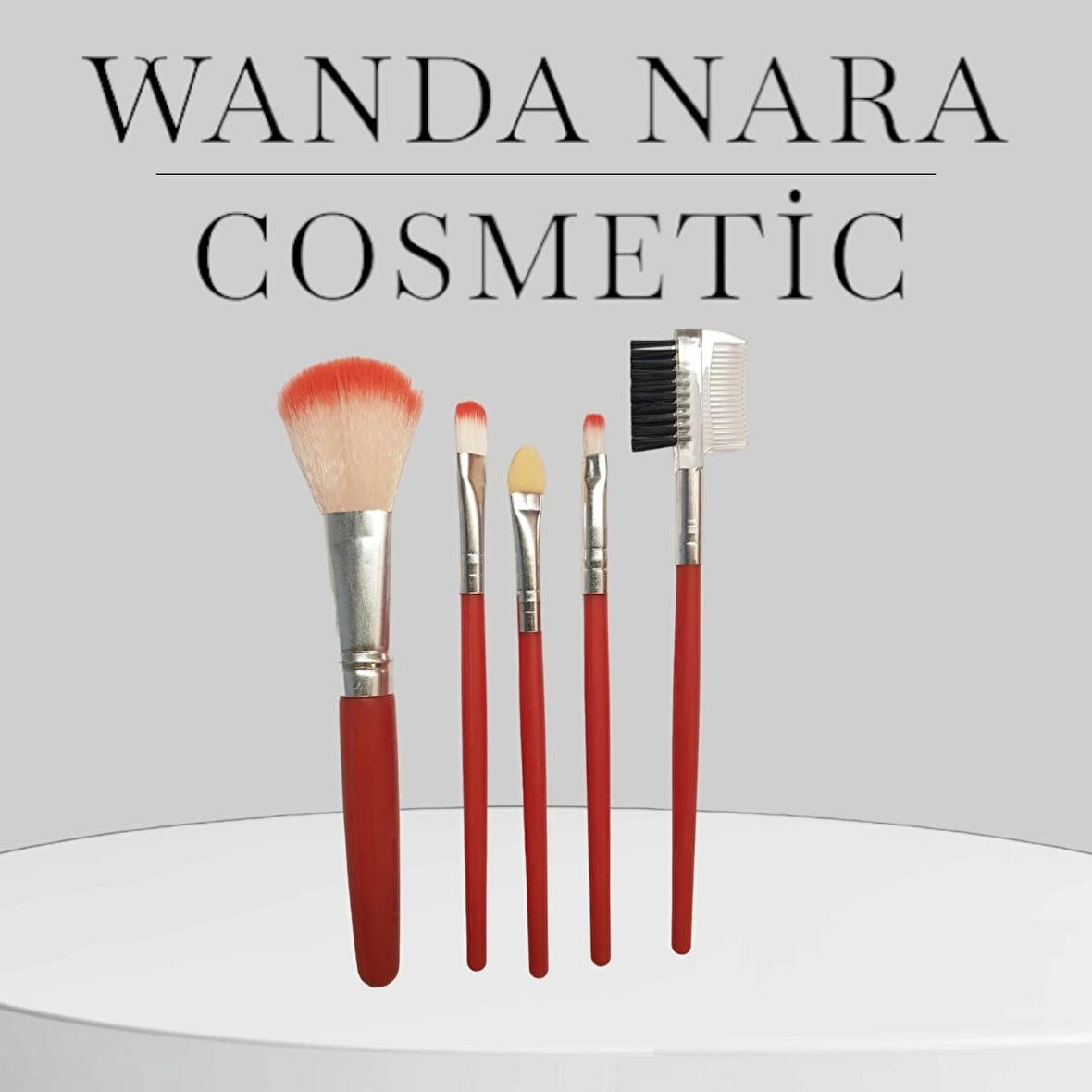 WandaNara Cosmetics Profosyonel Premium Beauty Makyaj Fırçası 5 lİ Seti 