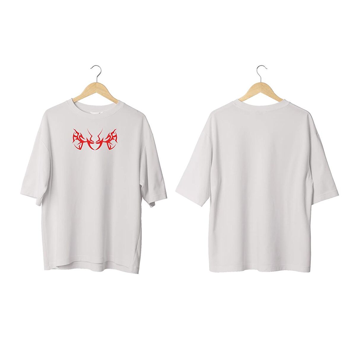 Wicold Valkryie Baskılı Oversize T-Shirt Erkek Tişört Unisex Tişört Kadın Tişört