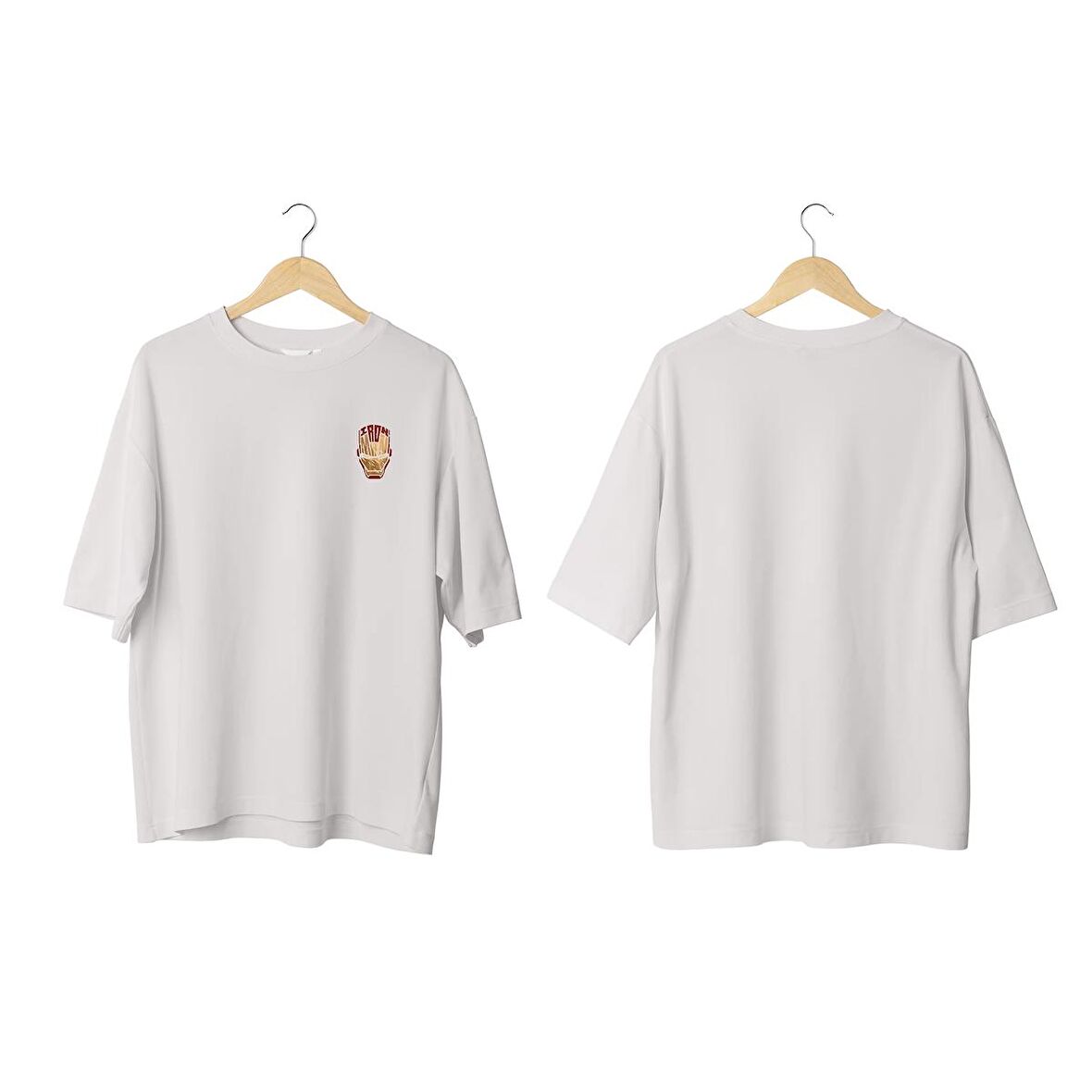Wicold Ironman Baskılı Oversize T-Shirt Erkek Tişört Unisex Tişört Kadın Tişört