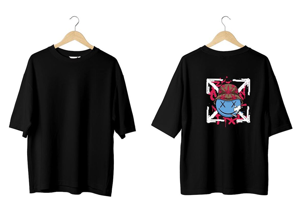 Wicold Off Baskılı Oversize T-Shirt Erkek Tişört Unisex Tişört Kadın Tişört