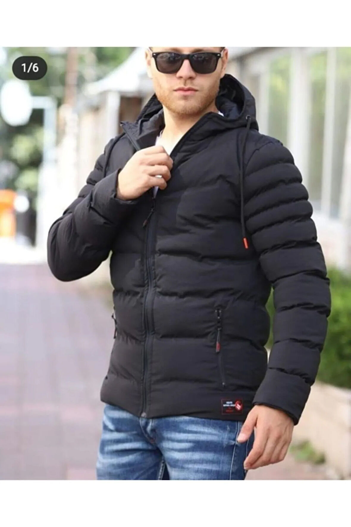 Spor Içi Polarlı Süper Model Yeni Sezon Kapüşonlu Mont