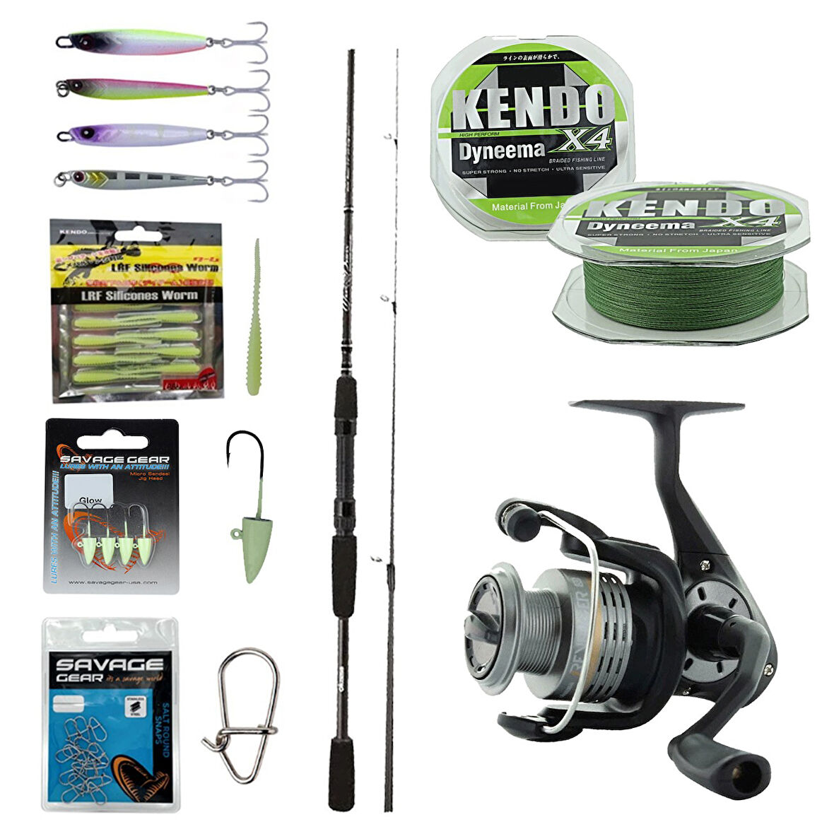 YekOutdoor Full Yemli LRF Olta Seti Okuma Wave Power 228 cm 2-12 gr Lrf Kamışı&Okuma Revenger RV-25 FD Olta Makinesi