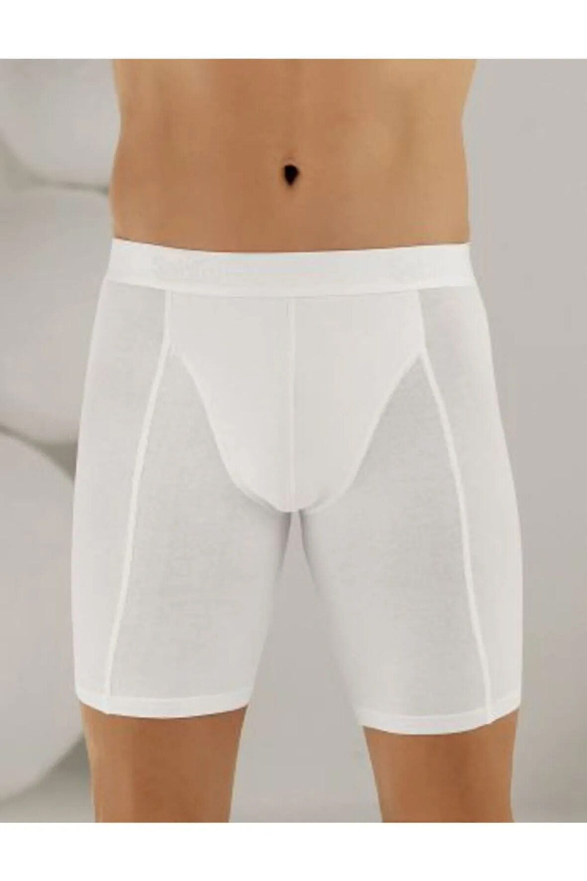 Erkek Likralı Uzun Boxer 6lı Paket 114