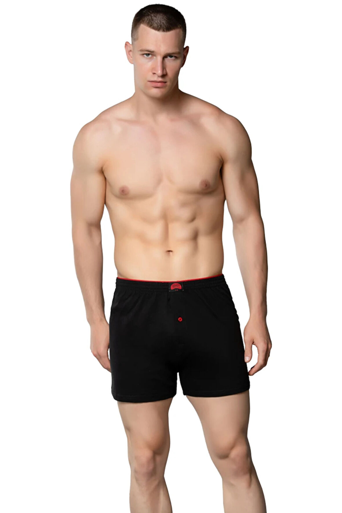 Gümüş 6'Lı Paket Havlu Bel Penye Düz Erkek Boxer