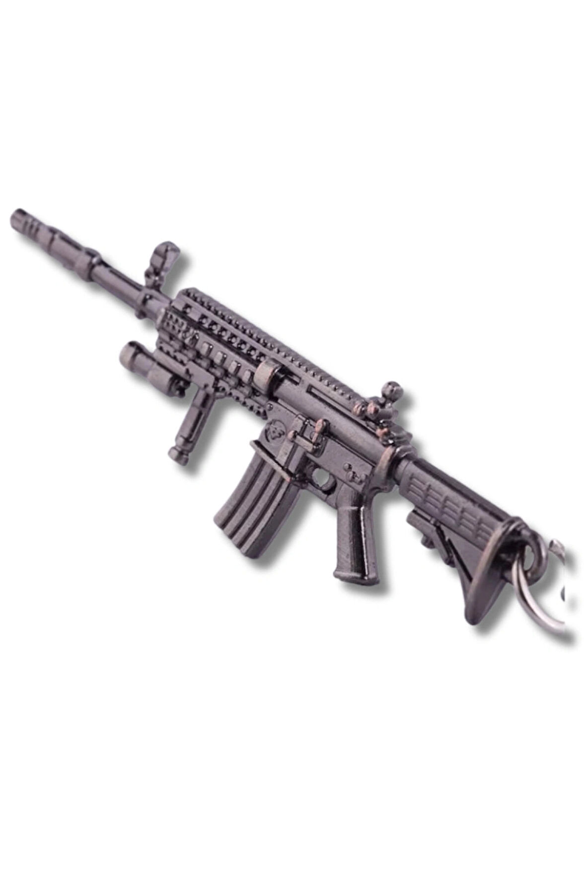 Waves And Pebbles M4a1 Anahtarlık Açık Gri