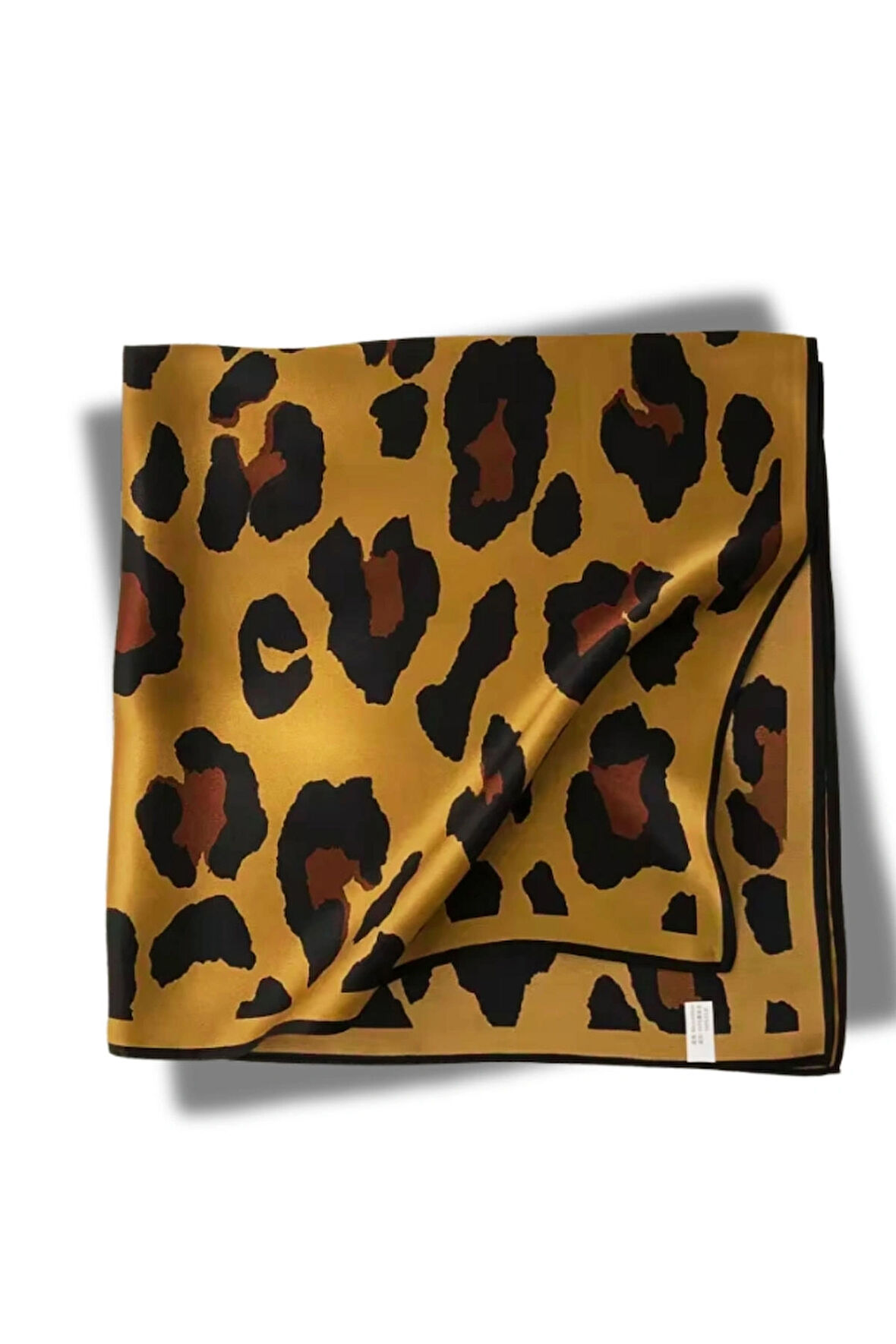 Waves And Pebbles Leopar Fular Açık Kahverengi