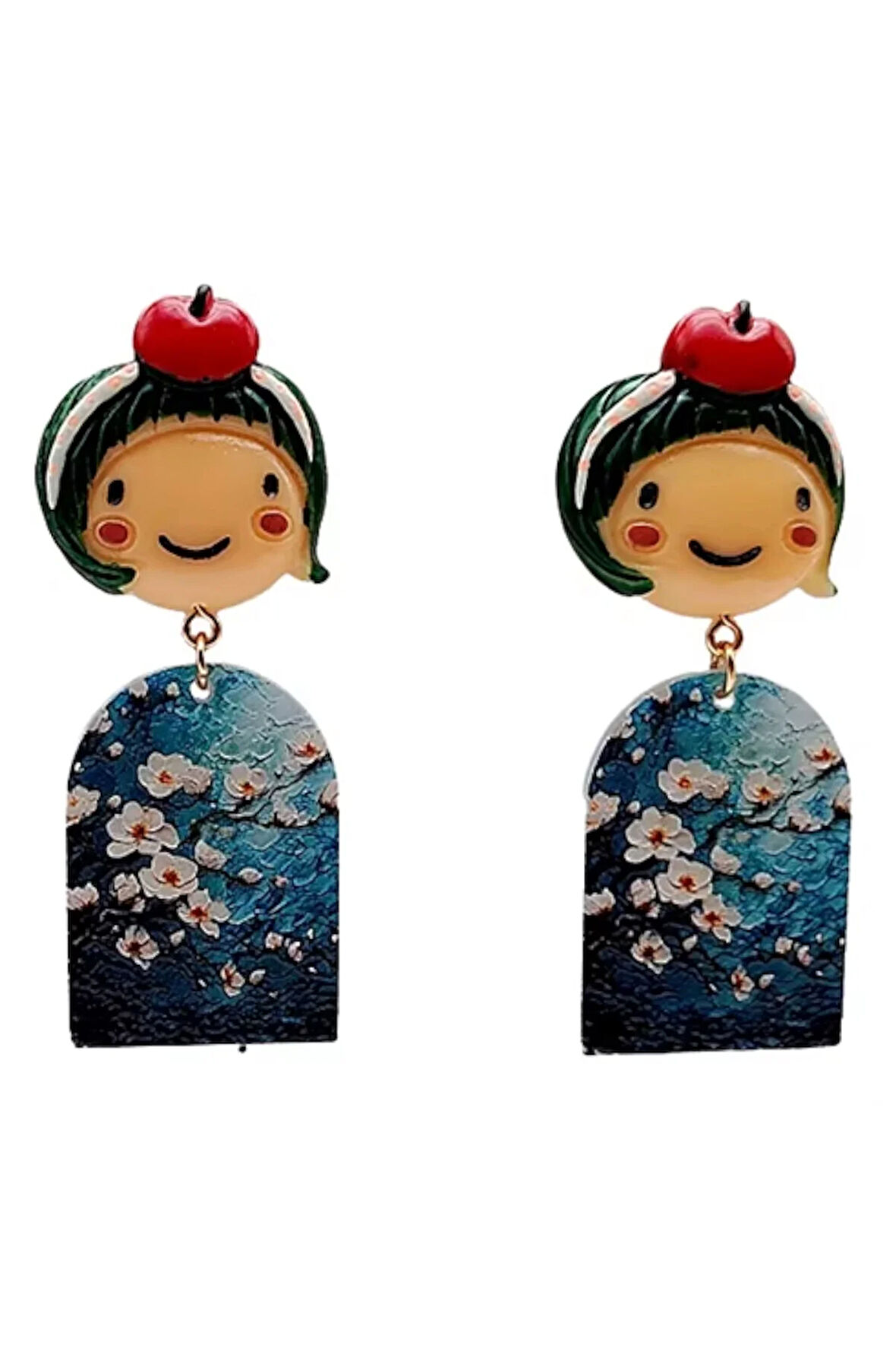 Tablolu Kız Küpe No6