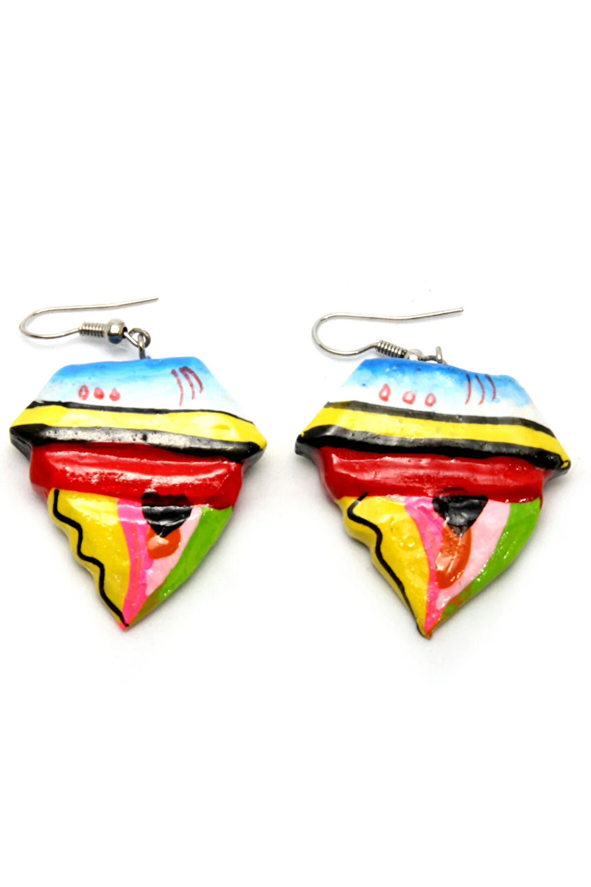 Ahşap Yelkenli Küpe