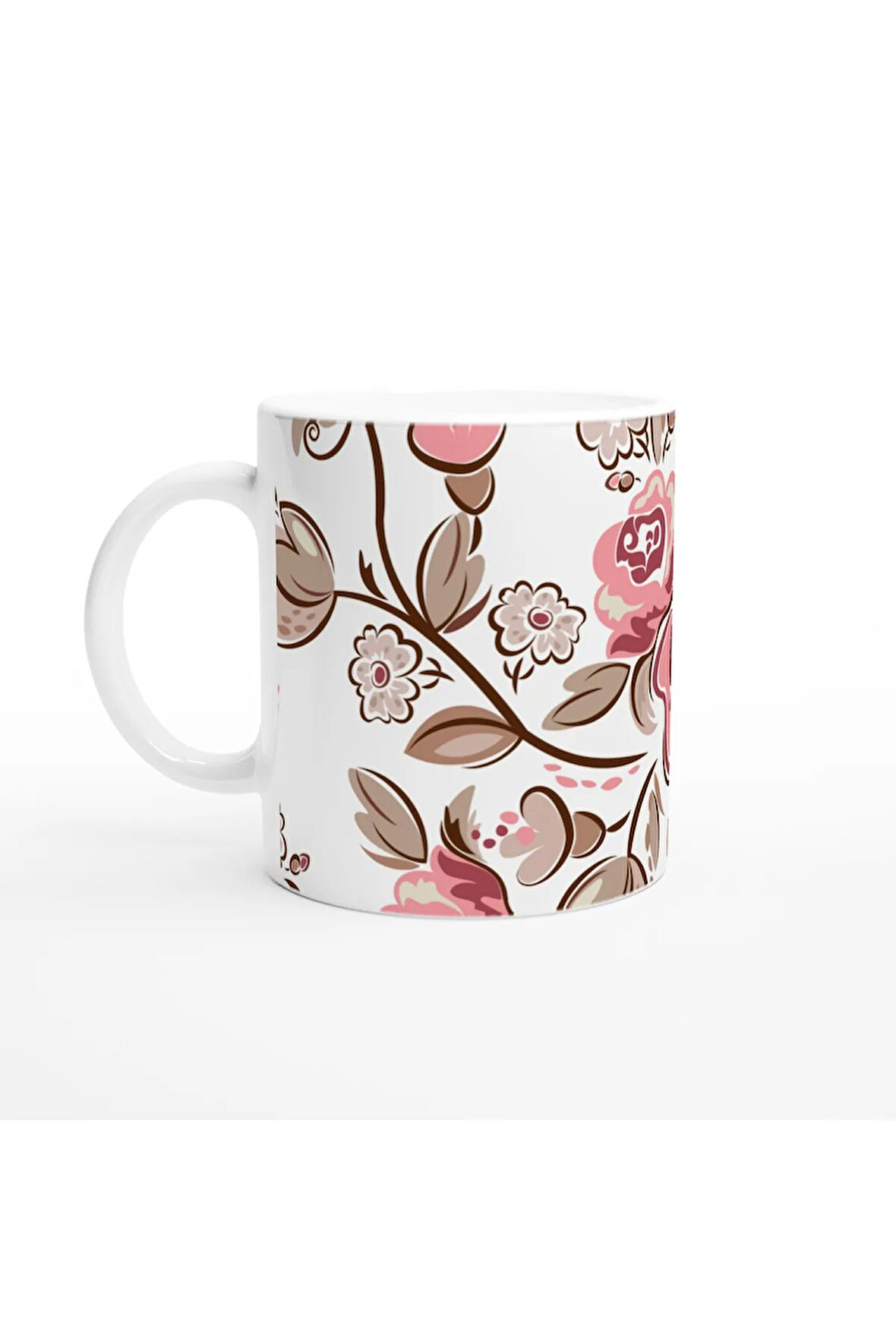 Vintage Gül Bahçesi Kupa Bardak