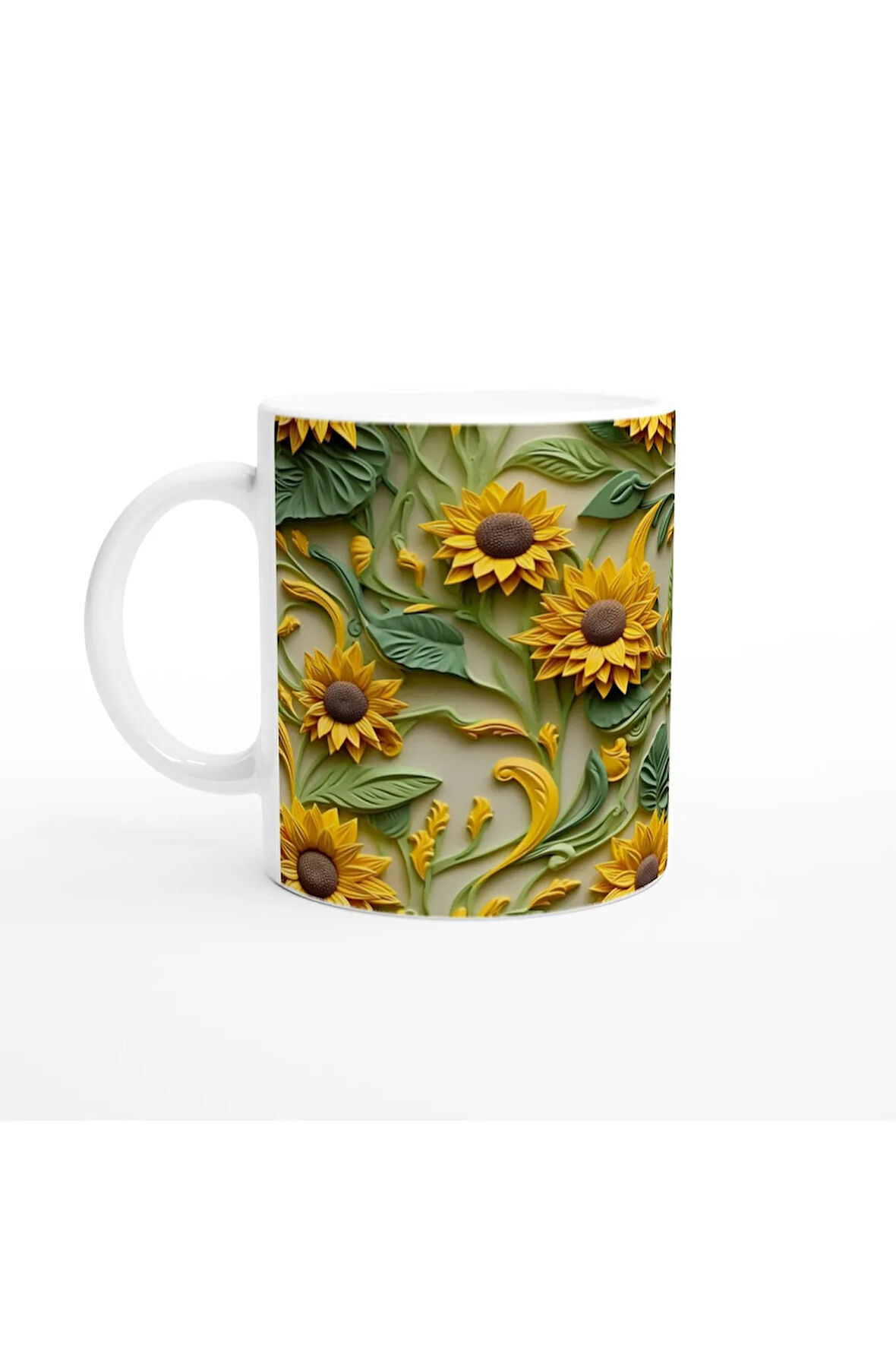 Güneşin Işıltısıyla Ayçiçeği Kupa