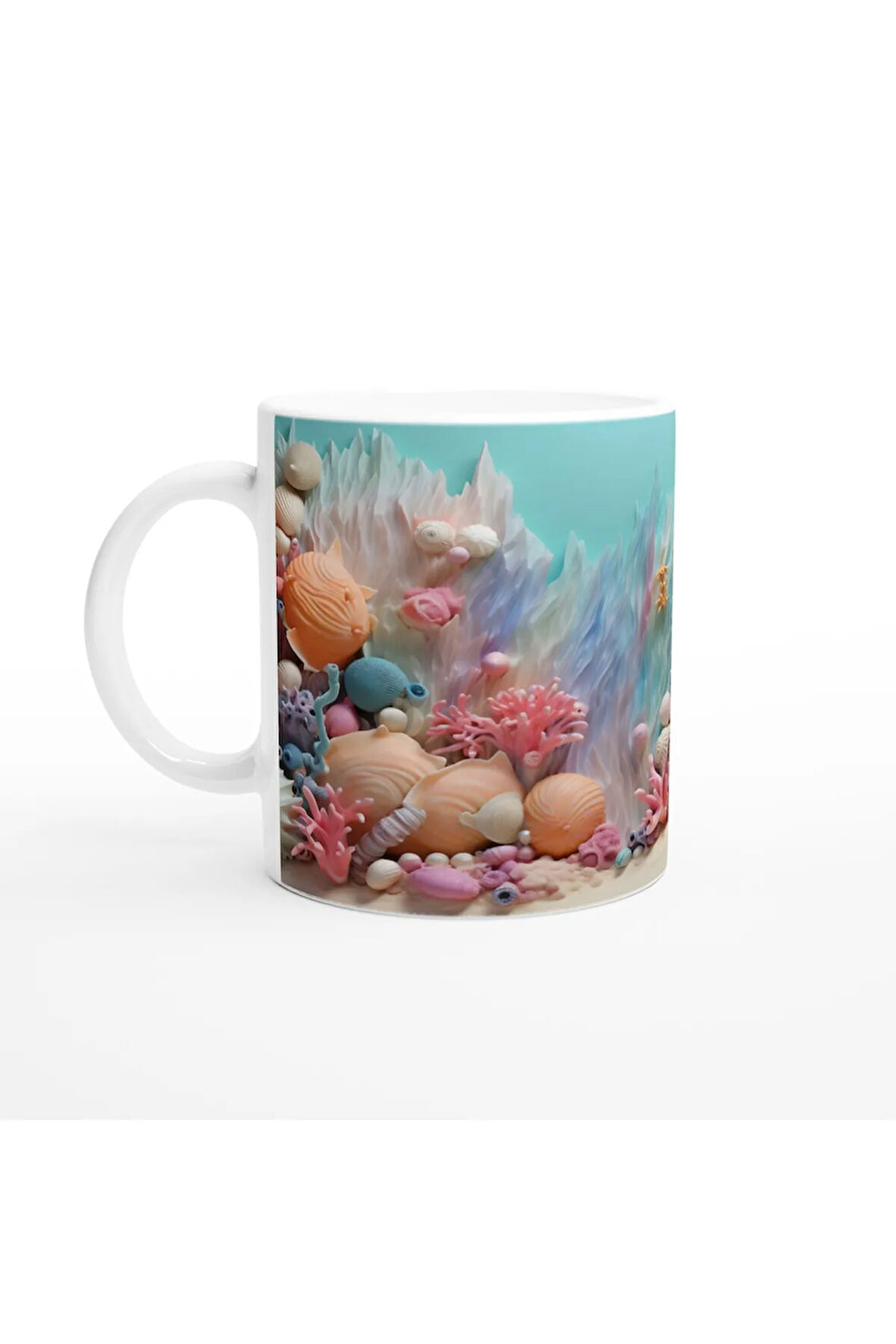 Deniz Kabuğu Bahçesi Kupa Bardak