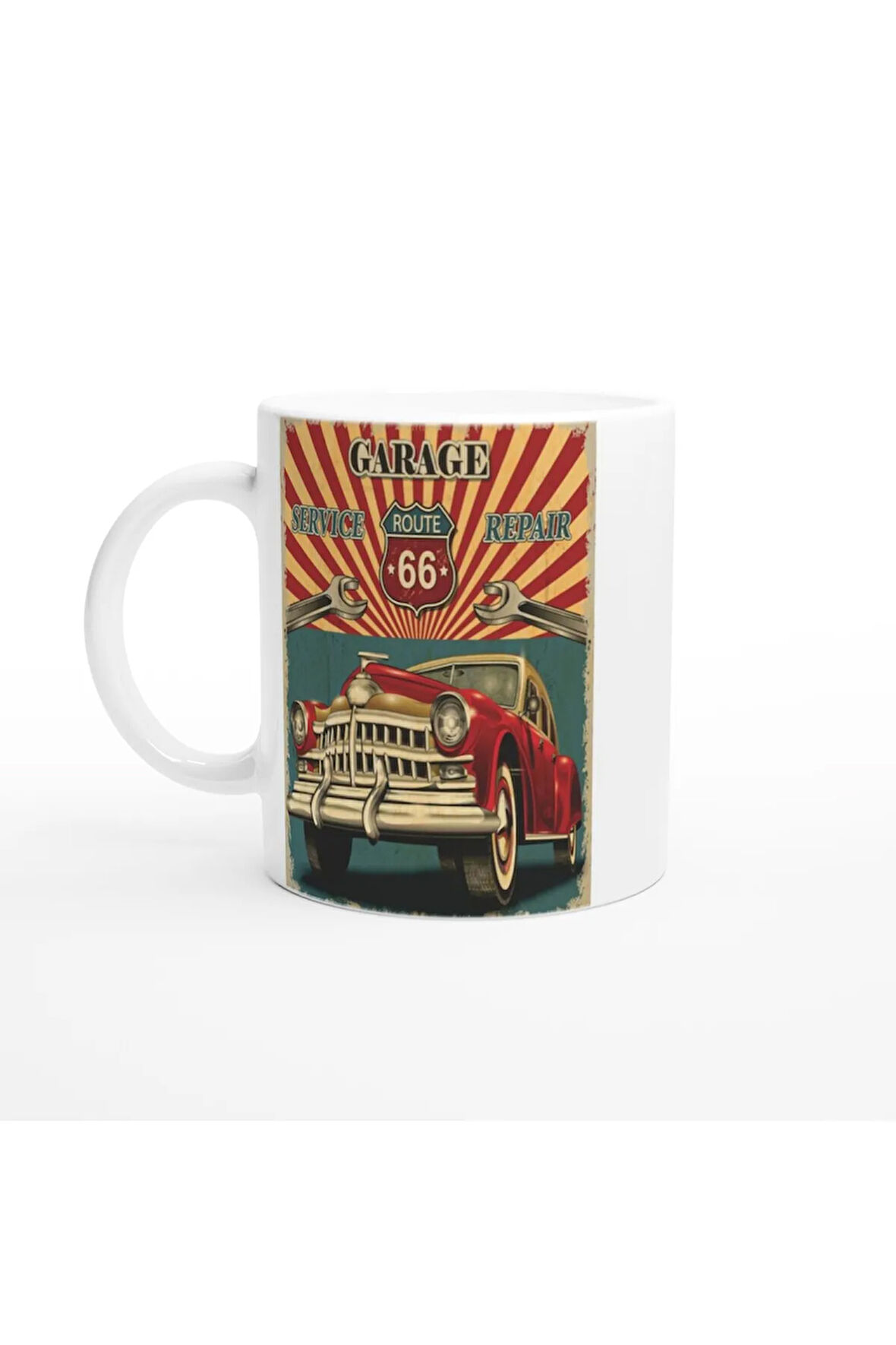 Route 66 Klasik Tamirhane Kupa Bardak