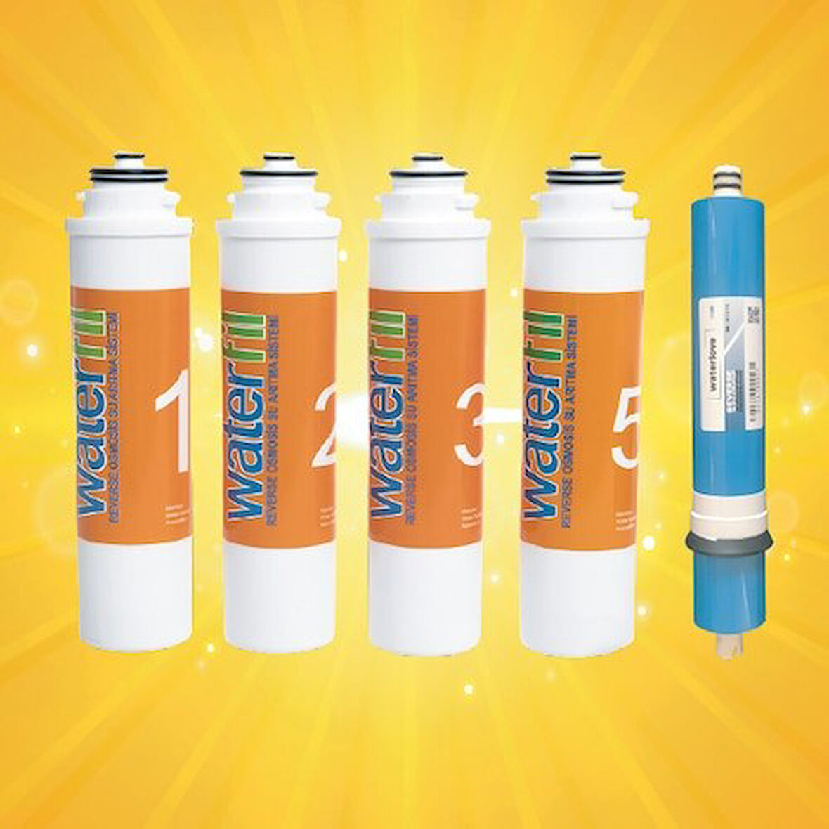 Waterlife Filtre 5 'Li Set Waterlife Su Arıtma Filtresi (426150757)