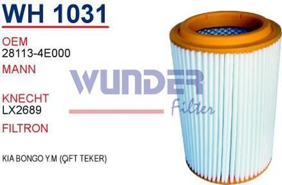 Wunder WH1031 Kia Bongo Y.M (Çift Teker) Keçe Tipi MRMOEM-1081987