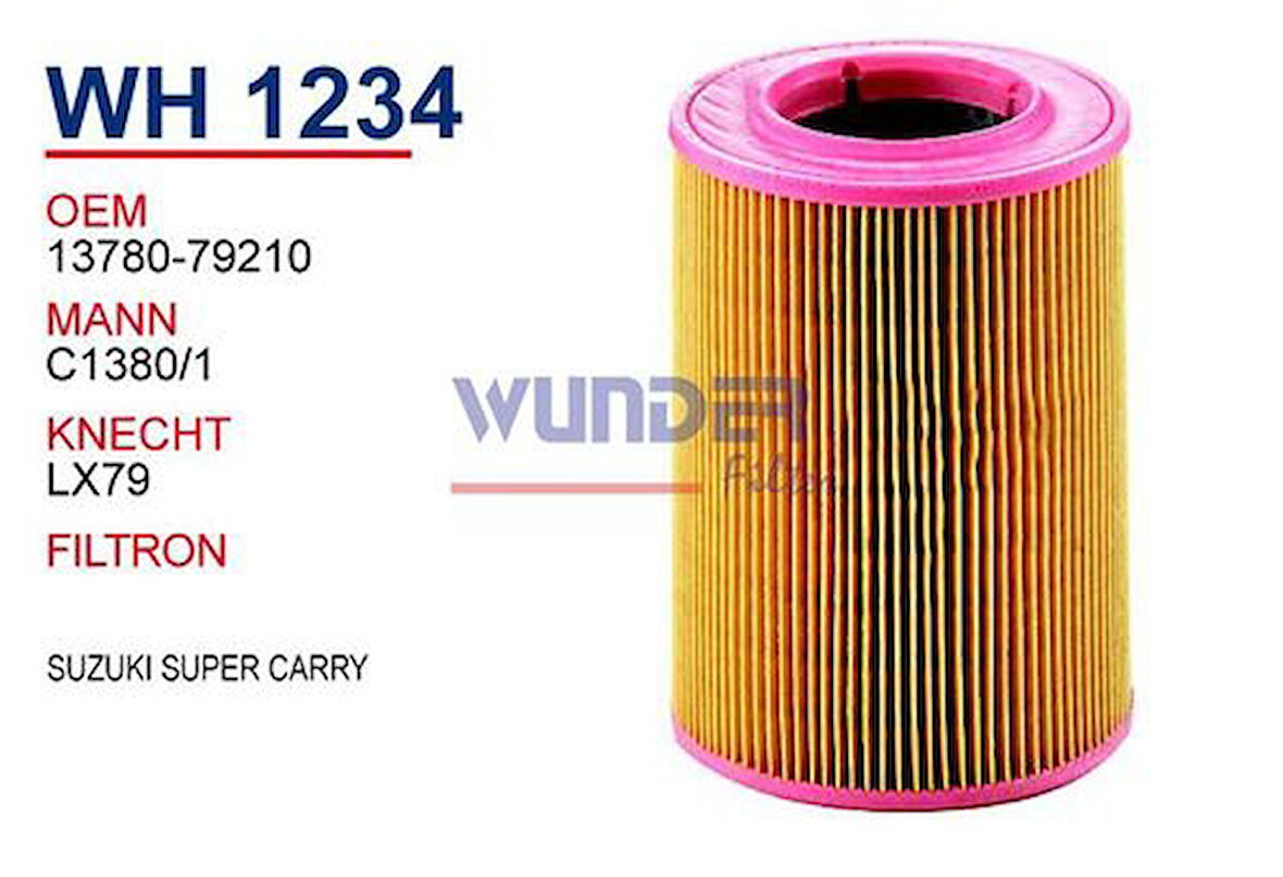 Wunder WH1234 Hava Filtresi Damas 90-Carry Sk410 86-C1380 1 MRMOEM-1082175