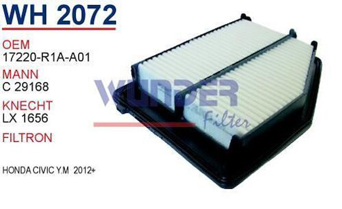 Wunder WH2072 Hava Filtresi Honda Civic MRMOEM-1082694