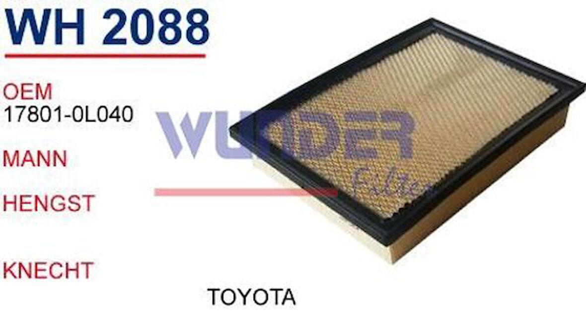 Wunder WH2088 Hava Filtresi Hilux 2.4 15-C33017 Fn3330 MRMOEM-1082730