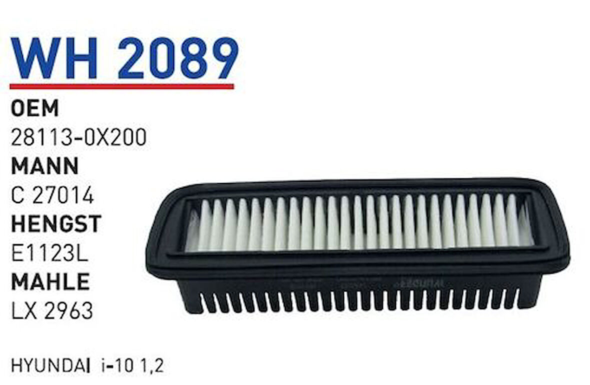Wunder WH2089 Hava Filtresi Hyundai I-10 1.2 C27014 Fn3117 MRMOEM-1082732