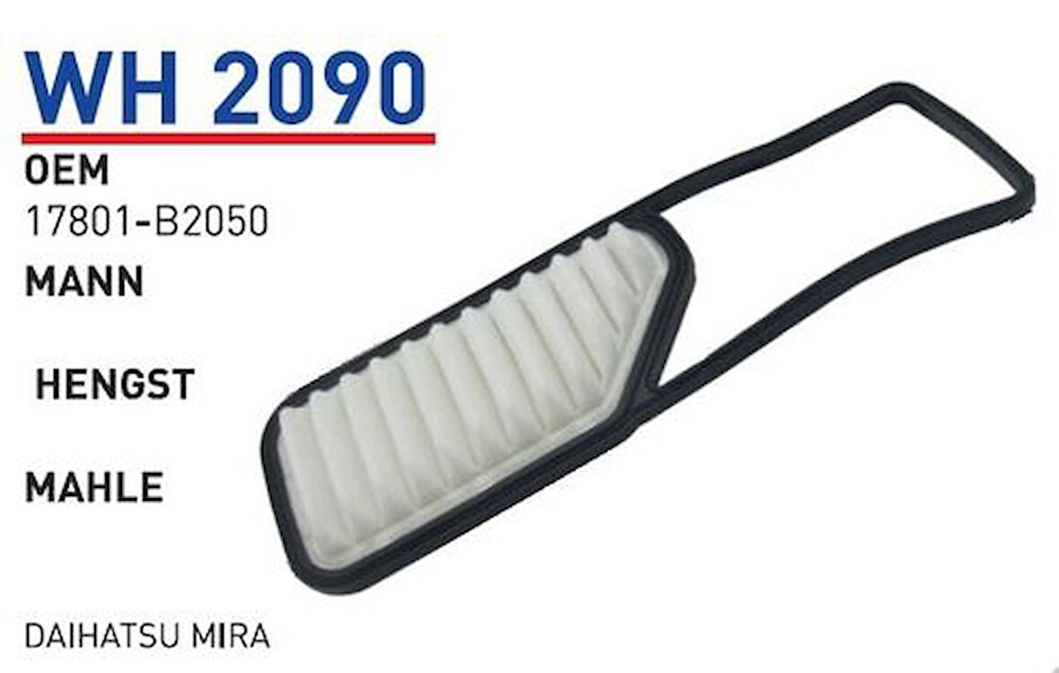 Wunder WH2090 Hava Filtresi Daihatsu Mira Fn5511 MRMOEM-1082736