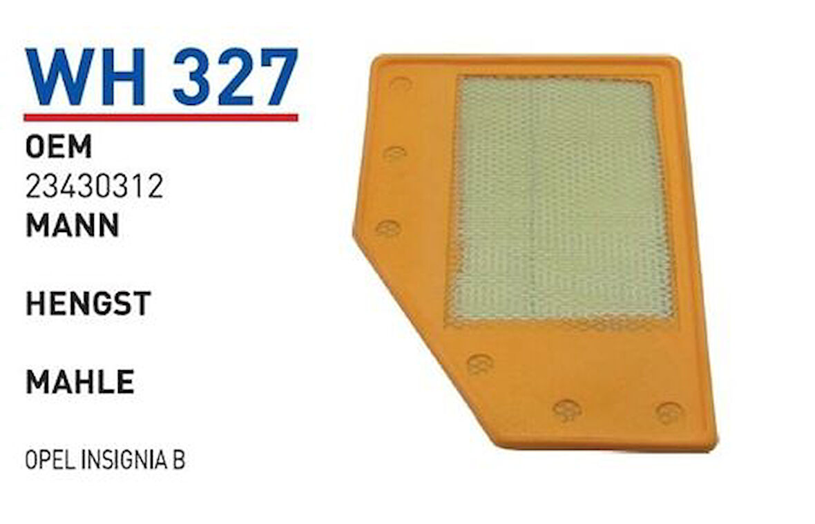 Wunder WH327 Hava Filtresi Opel Insignia B MRMOEM-1082975