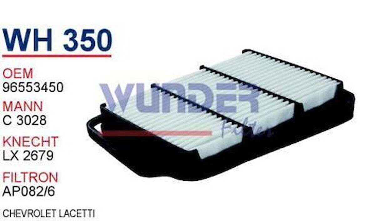 Wunder WH350 Hava Filtresi Chevrolet Lacetti LX2679 MRMOEM-1082979