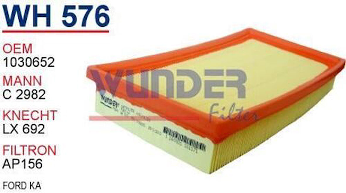 Wunder WH576 Hava Filtresi Ford Ka MRMOEM-1083406