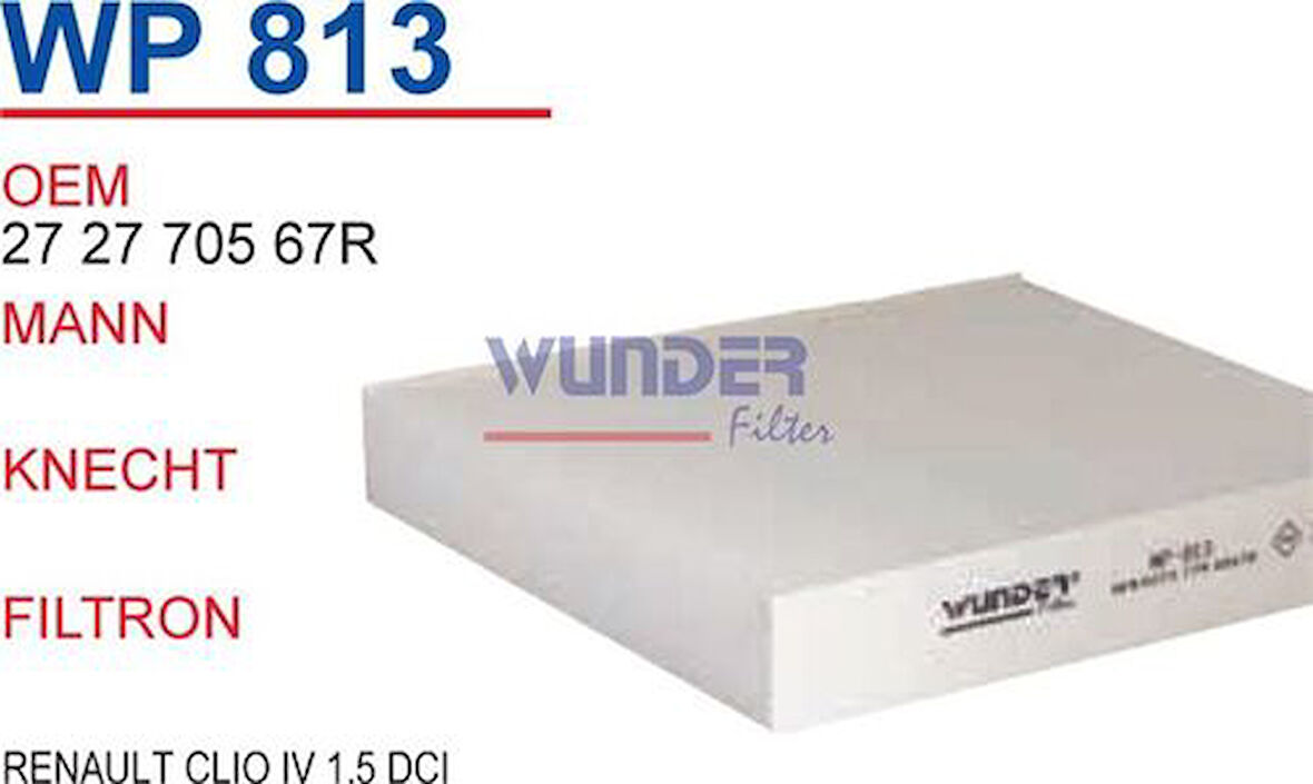 Wunder WP813 Polen Filtresi Clio IV Sandero Cu22011 Fn7009 X MRMOEM-1084693