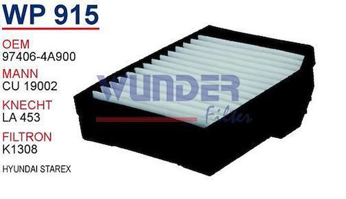 Wunder WP915 Polen Filtresi Hyundai Stare x Cu19002 MRMOEM-1084768