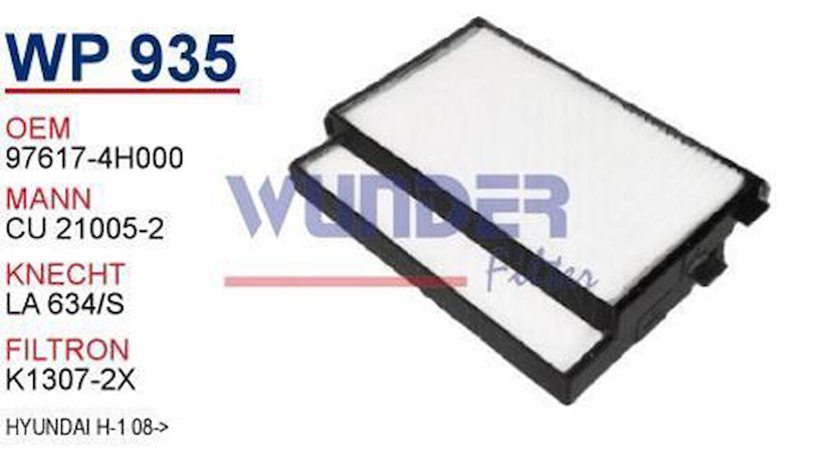 Wunder WP935 Polen Filtresi Hyundai H-1 08-Cu21005 MRMOEM-1084830