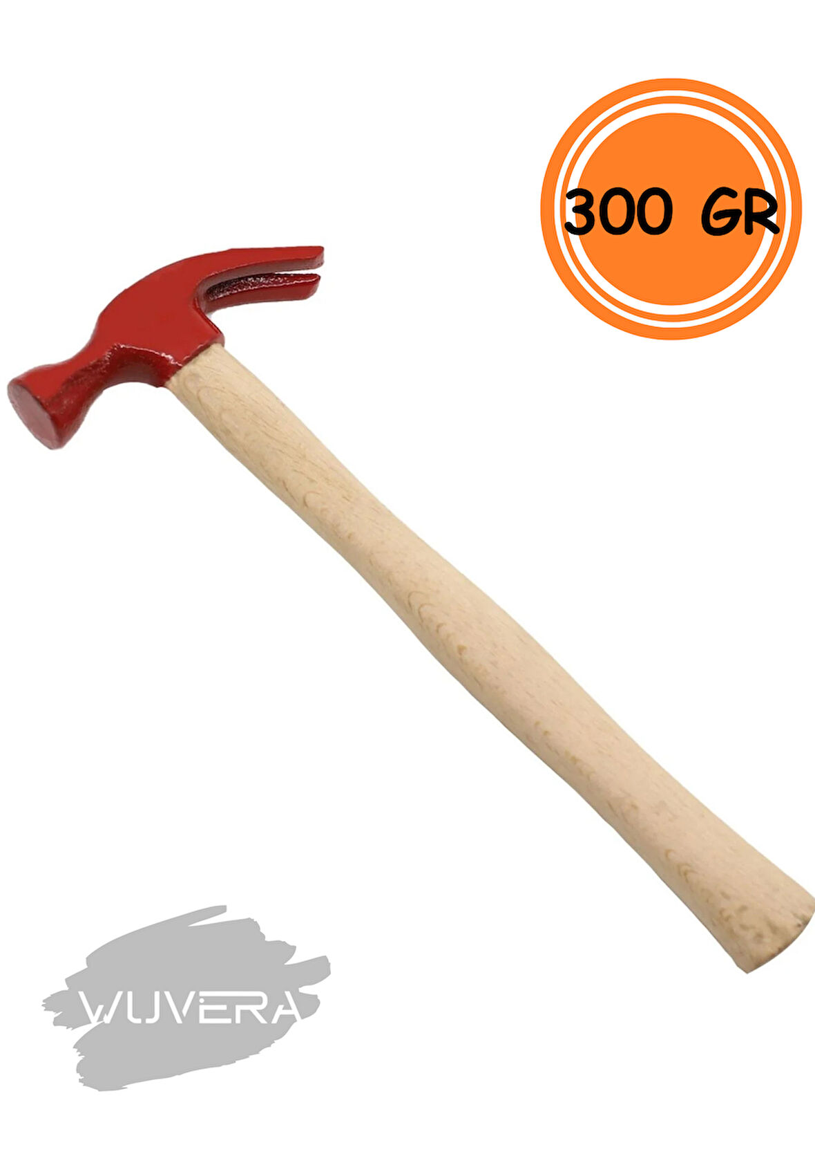 Wuvera 300 Gr Saplı Çatal Çekiç – Küçük Tamiratlar İçin Hafif ve Ergonomik El Aleti