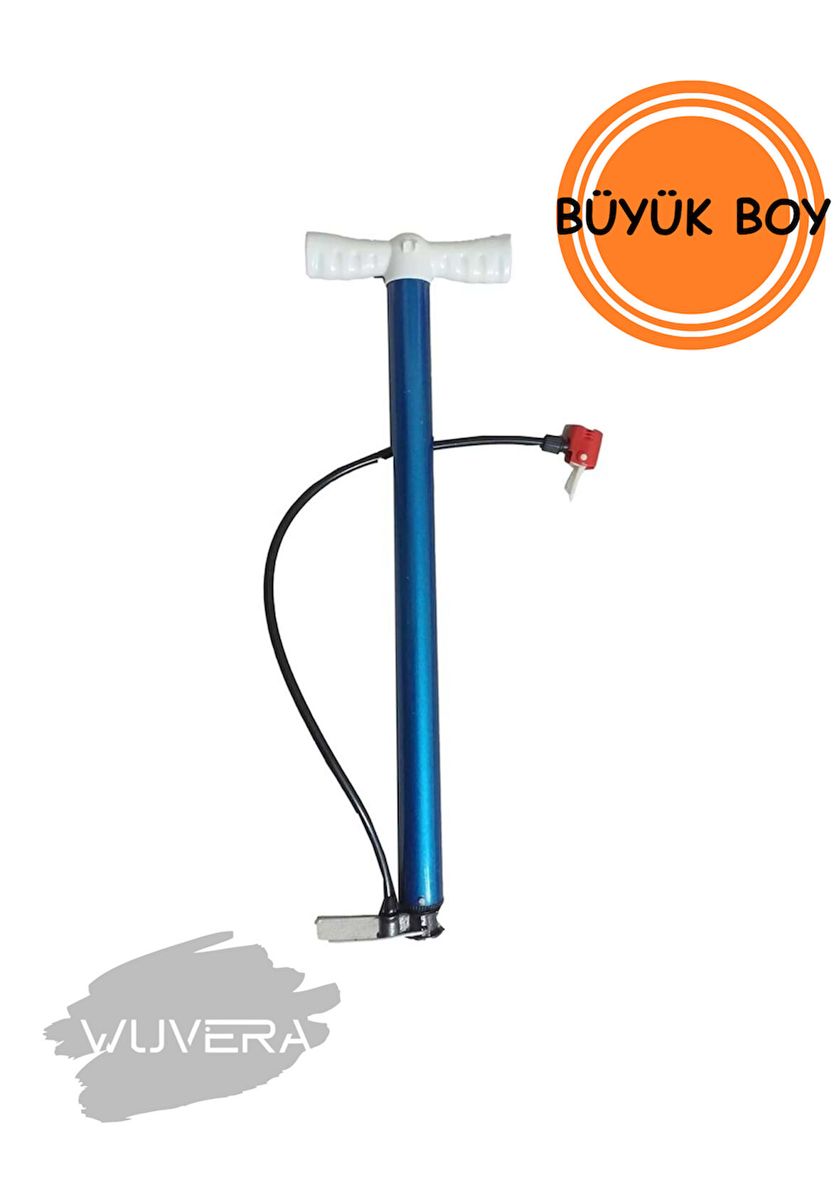Wuvera Büyük Boy Bisiklet Pompası – Kolay Kullanım, Güçlü Performans