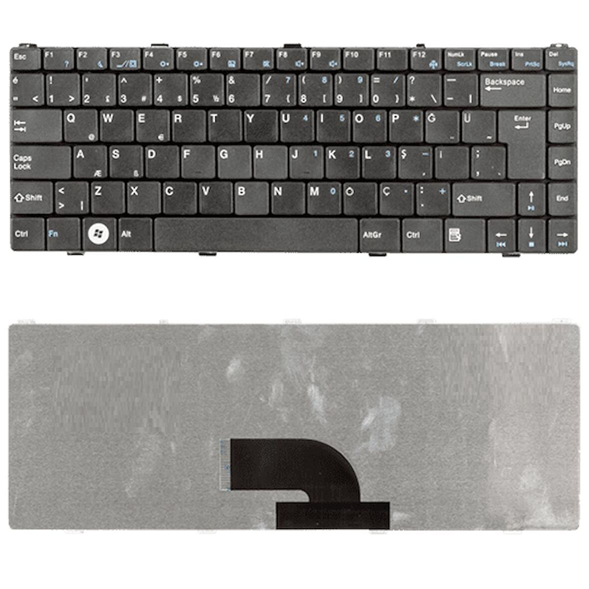 PK130AQ1D04, PK130AQ2A00, PK130AQ2A05, PK130AQ2A26 Klavye Tuş Takımı Tuş Seti Siyah Türkçe