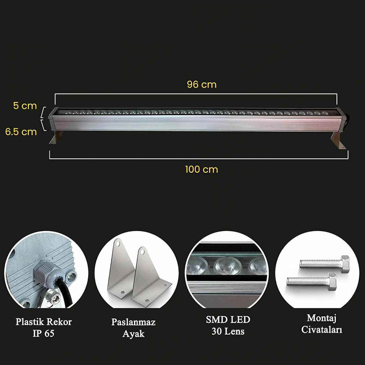 Wallwasher 36w 1m (Duvar Boyama)