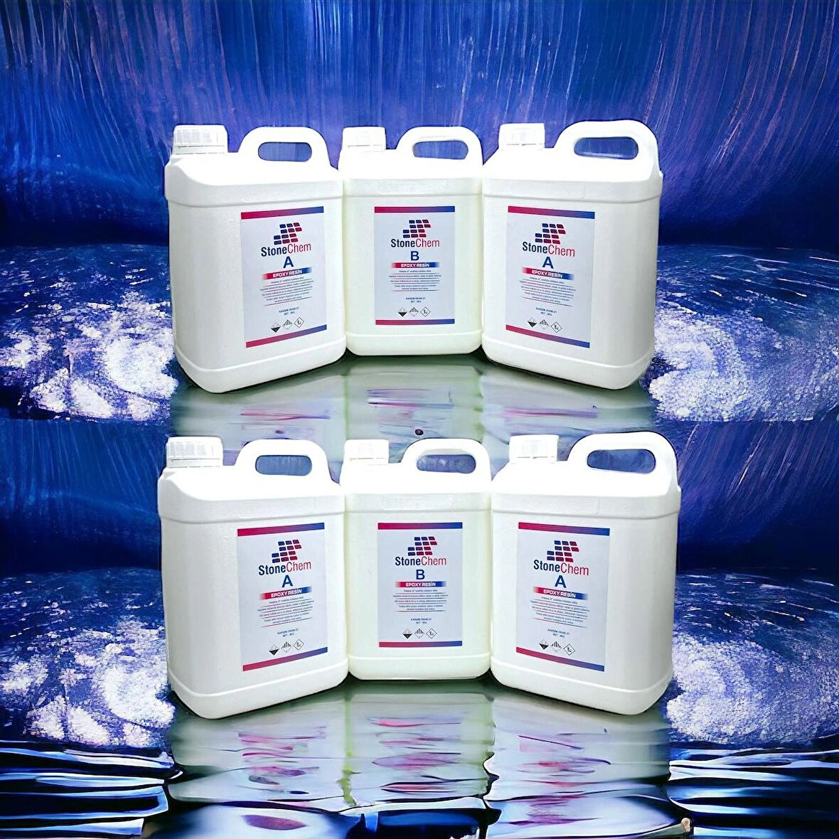 Woodpox 30kg Ahşap Şeffaf Epoksi Reçine (YÜKSEK DÖKÜM) 3 Cm