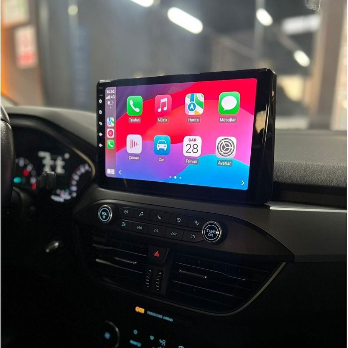 Ford Focus 5 Android Multimedya Sistemi 6-128 Myway(2019-2022)