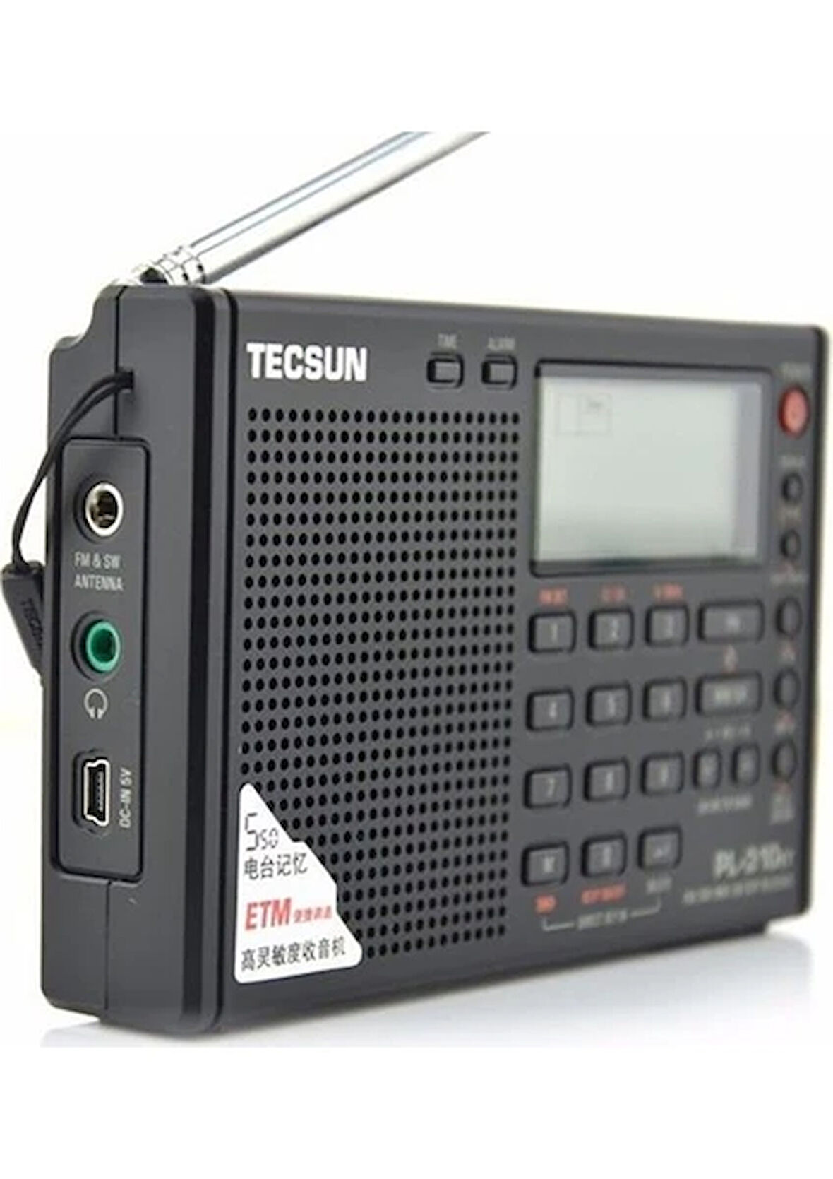Tecsun PL 310 ET Taşınabilir Radyo SW/LW Dijital LED Ekranlı Stereo Alıcı Tam Bant Radyo