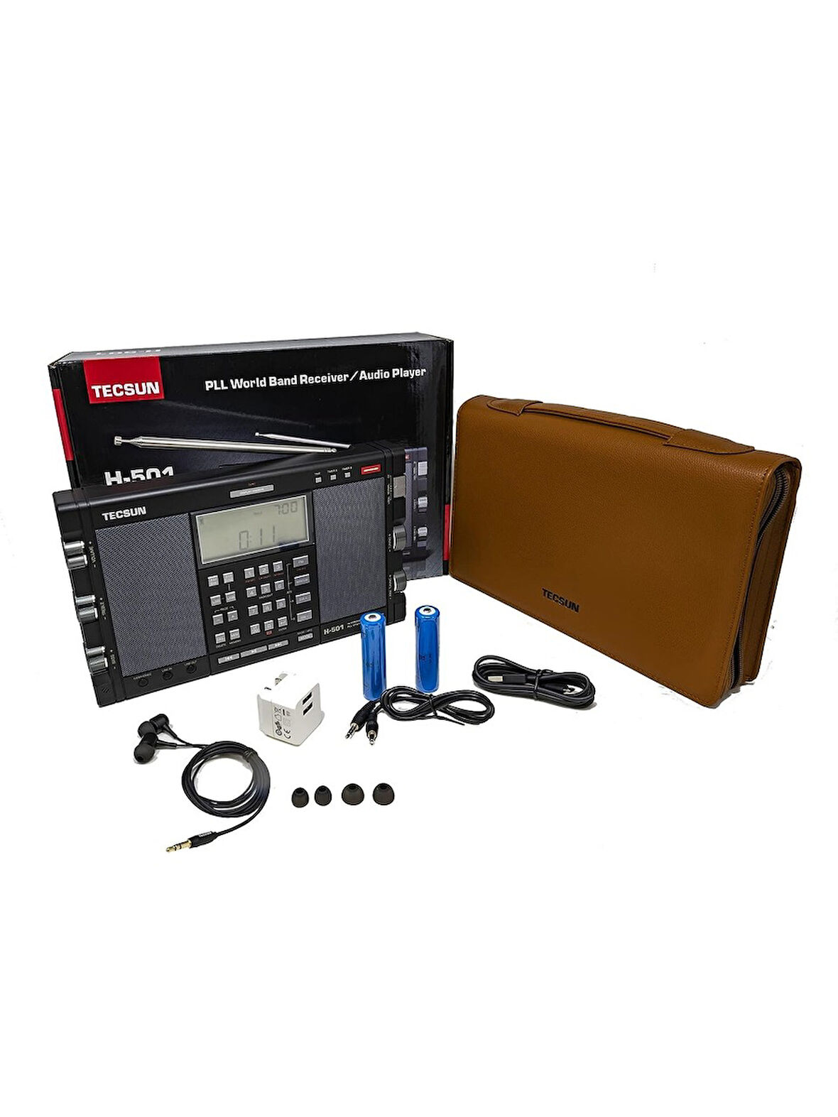 Tecsun H501 Dijital Dünya Bandı Am/fm Kısa Dalga Uzun Dalga Radyo
