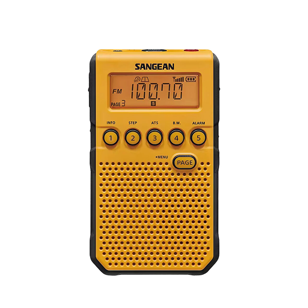 Sangean DT-800C Taşınabilir İki Bantlı Radyo Bandı Alıcısı AM / FM / Şarj Edilebilir Cep Radyosu FM Alıcısı