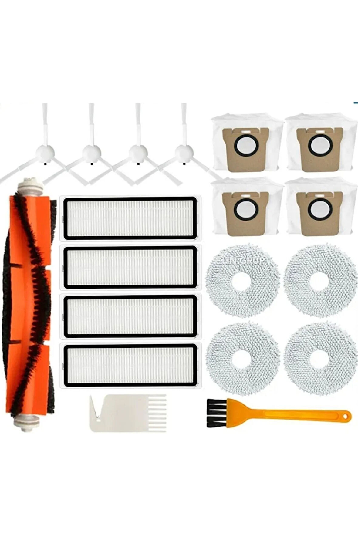 Xiaomi X10 plus + ve Dreame L10S Uyumlu  ultra yedek parça aksesuar seti