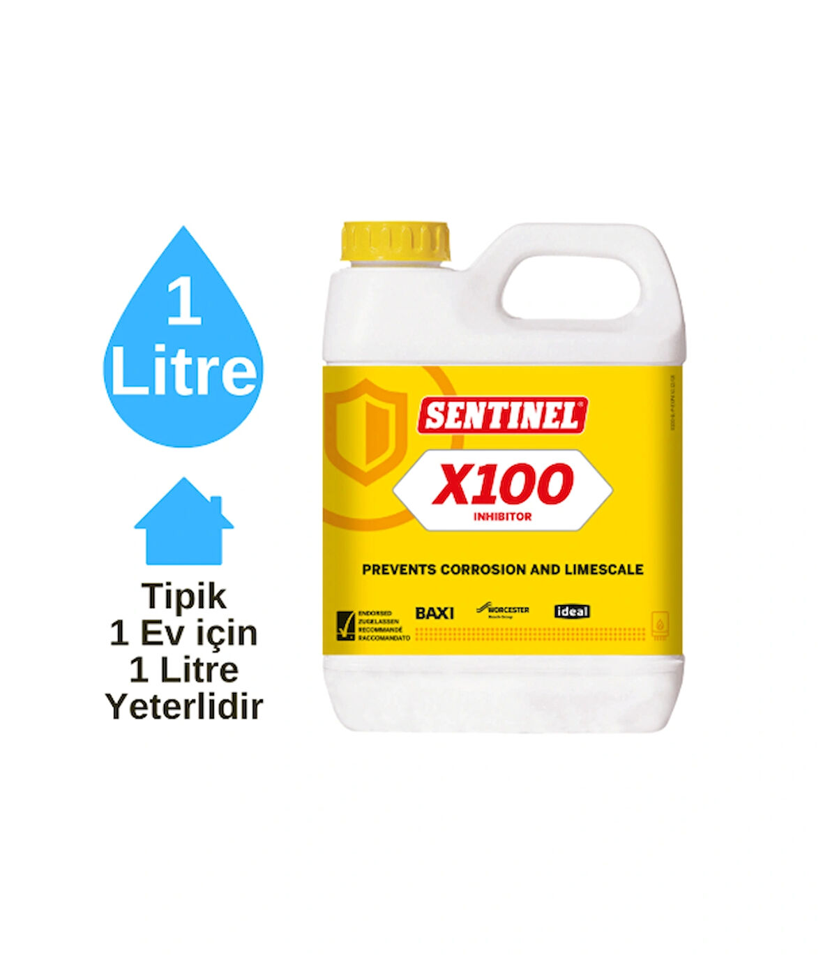 Sentinel X100 Radyatör (Petek Temizleme) Kimyasalı