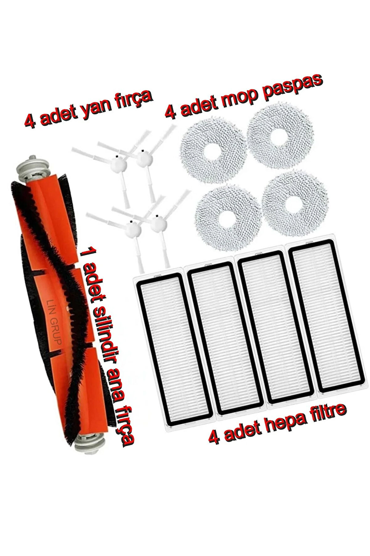 Xiaomi S10+ plus X10 + plus X20 plus uyumlu yedek parça seti