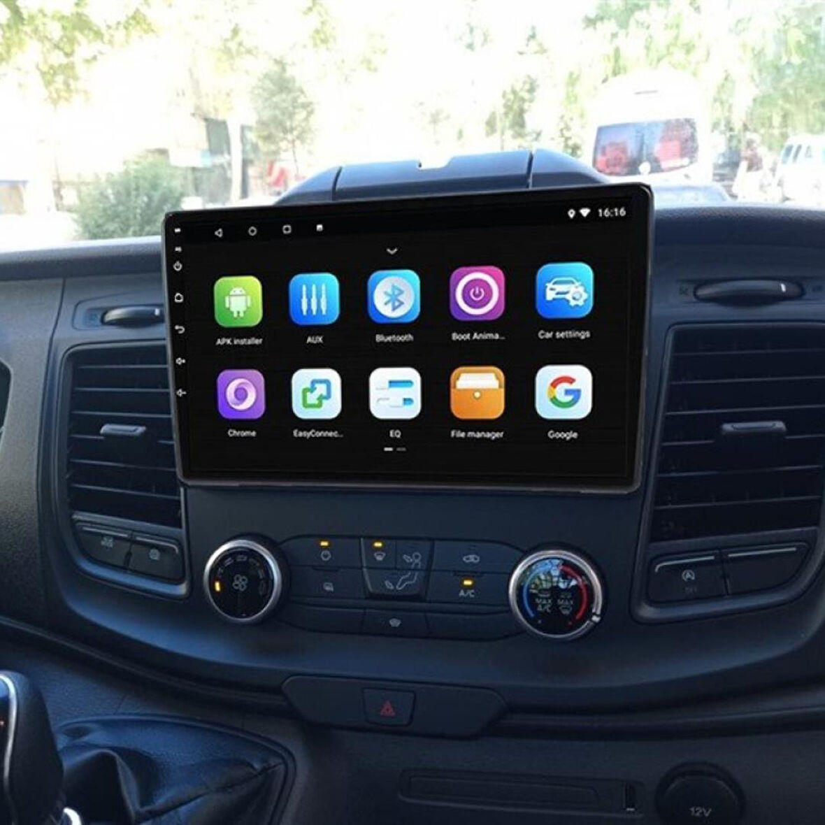 Ford Transit Android Multimedya Sistemi 4-64 Cadence (2019-2025)+ Dört Bölge 360 Derece Kamera Sistemi Hediye