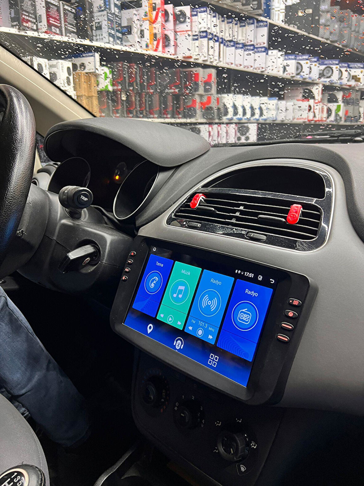 Fiat Linea Android Multimedya Sistemi 4-64 Cadence (2013-2017)+ Dört Bölge 360 Derece Kamera Sistemi Hediye