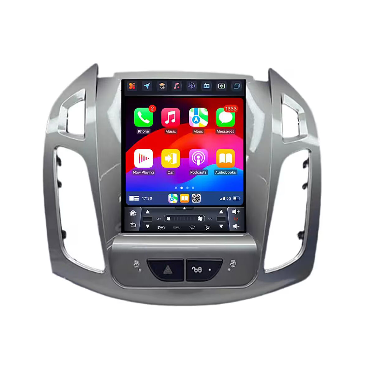 Ford Connect (Gri Çerçeveli) 2K Görüntü Kaliteli Tesla 9.7 Inch Multimedya Sistemi 4+64 Myway (2013-2016)
