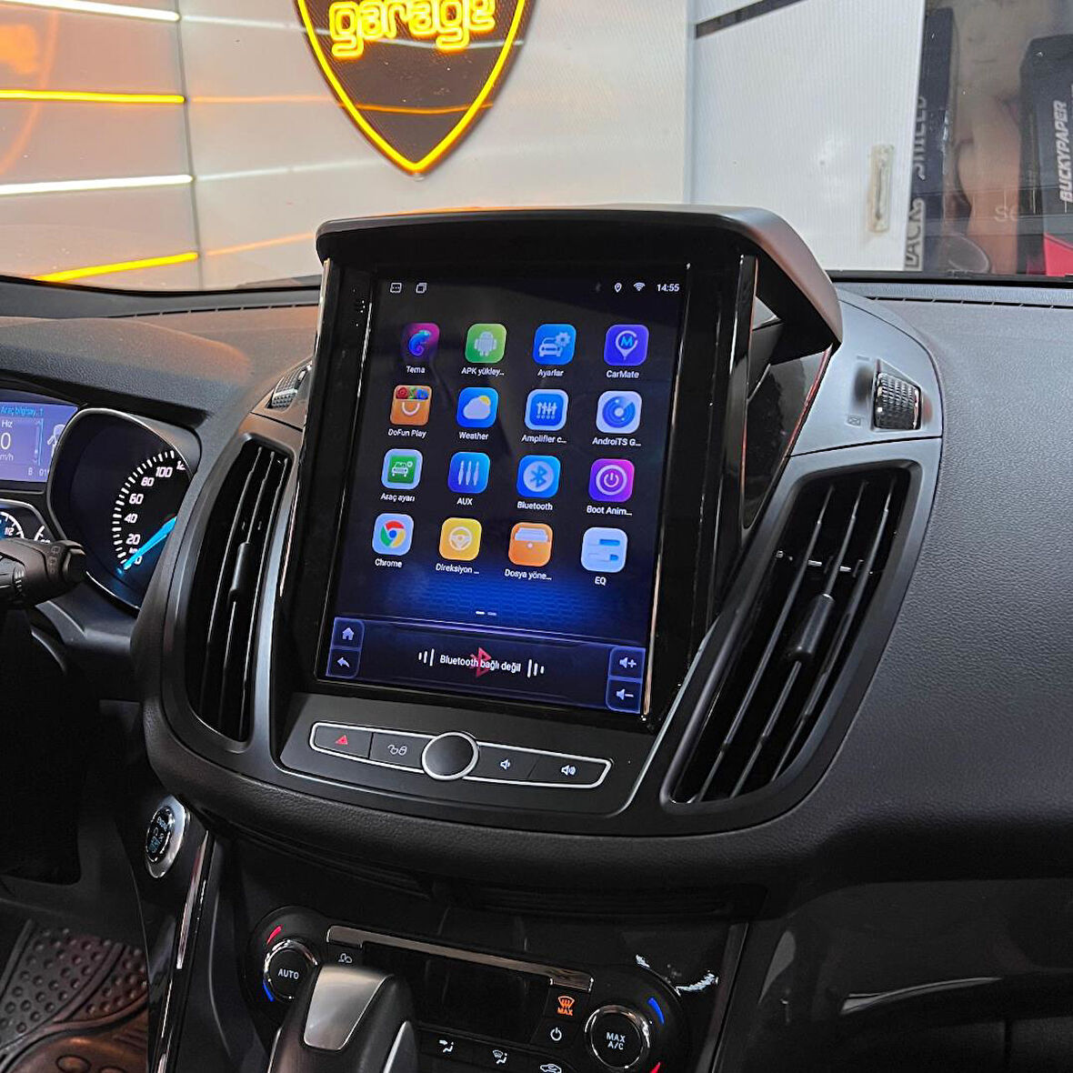 Ford Kuga 2K Görüntü Kaliteli Tesla 9.7 Inch Multimedya Sistemi 8+256 Myway (2013-2020)